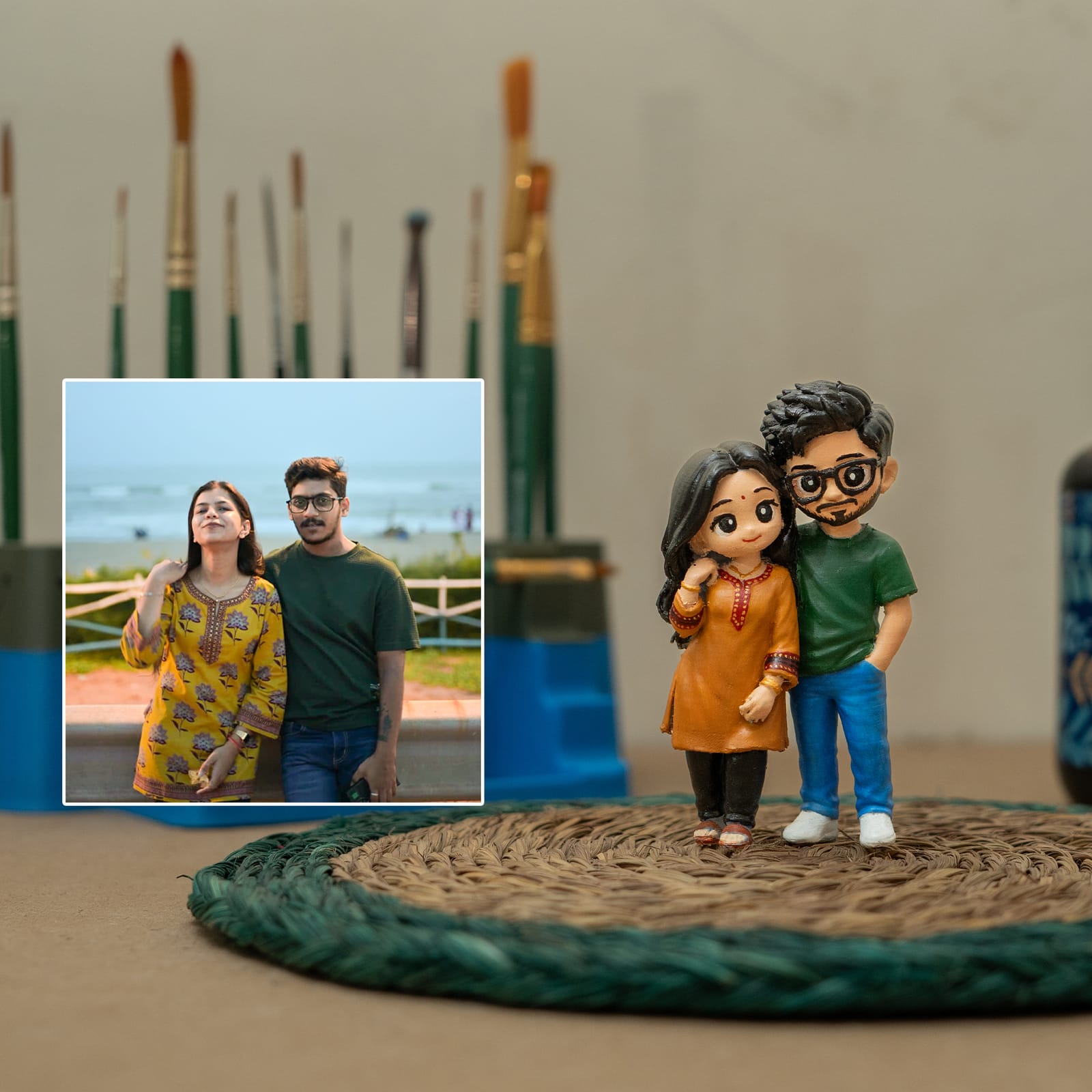 Handcrafted personalized gift made by GIFTFIFT from a customer photo
